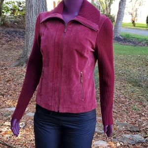 Genuine Red Leather Jacket SOLD